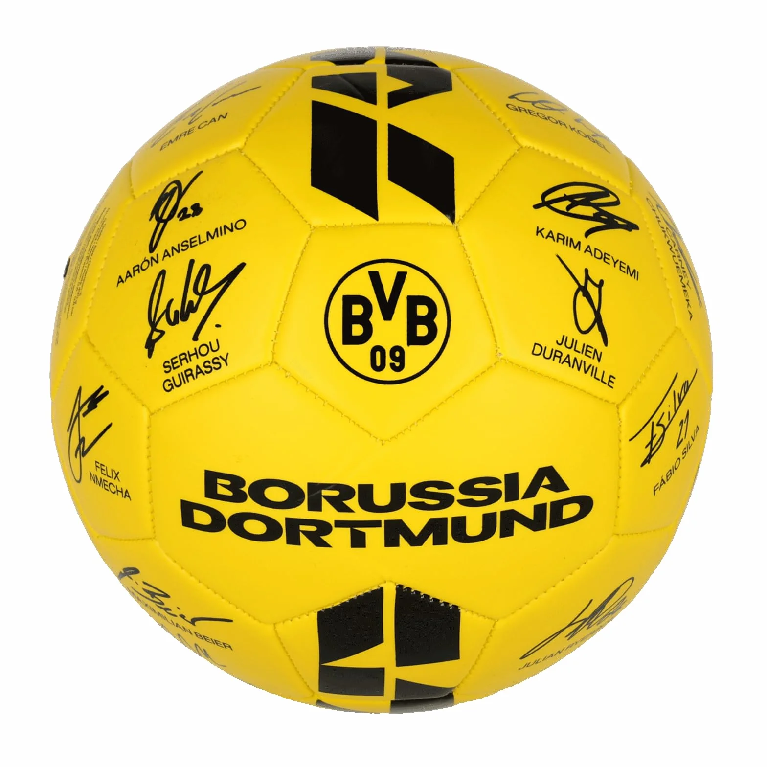 Borussia Dortmund Ballon de Signature BVB 2025/26 Jaune Taille 5
