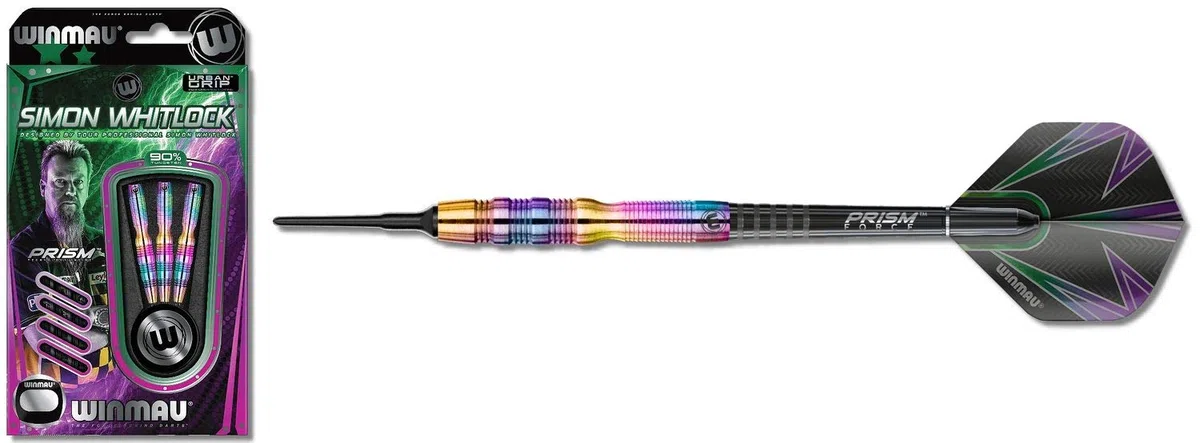 WINMAU Simon Whitlock Soft/steeld Art Set 90% TU Urban Grip – Plusieurs Intervention