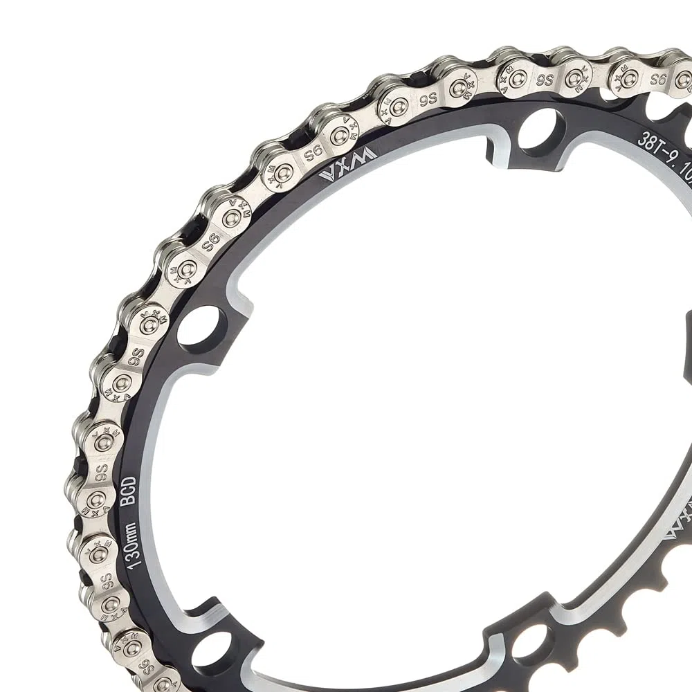 YBEKI Chaîne Vélo 9/10/11/12 Vitesses Haute Performance | Anti-Rouille EN 14872 avec 3 Maillons Rapides & Outil Pro | Compatible Shimano/SRAM (1/2"x11/128" 116L)