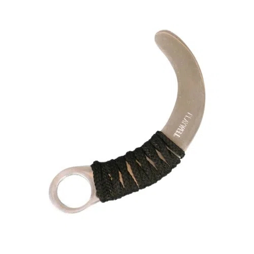 Playwell Poignard d'entrainement Karambit Arts Martiaux Non aiguisé Entrainement - NO12