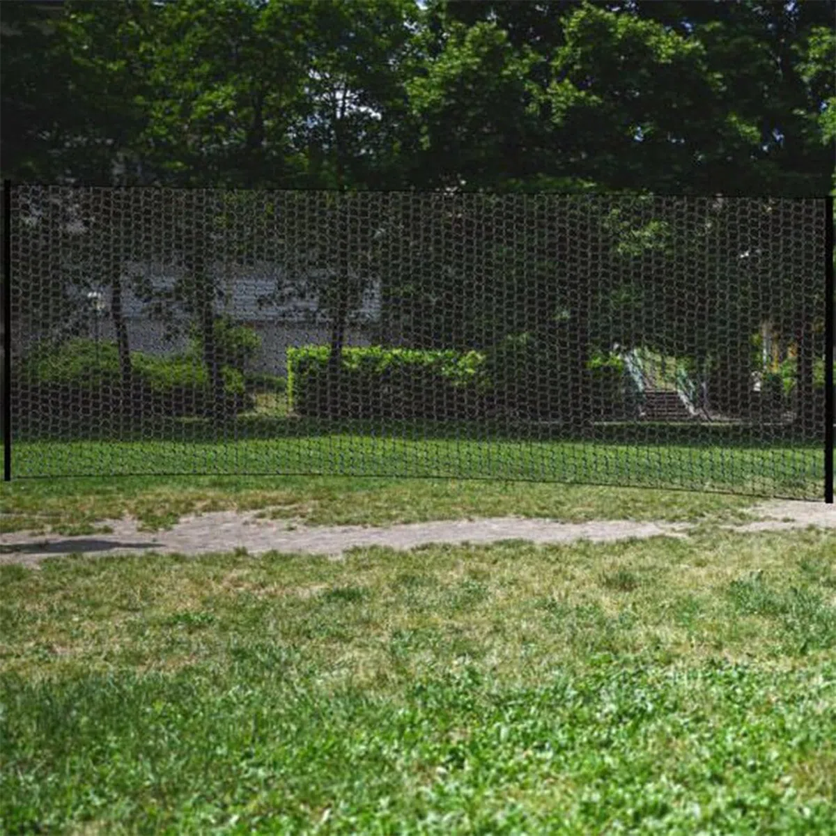 Filet de barrière de sport, barrière d'entraînement multifonction en nylon résistant aux intempéries – Filet de frappe de ballon, filet d'entraînement sportif pour football, jardin, basket-ball