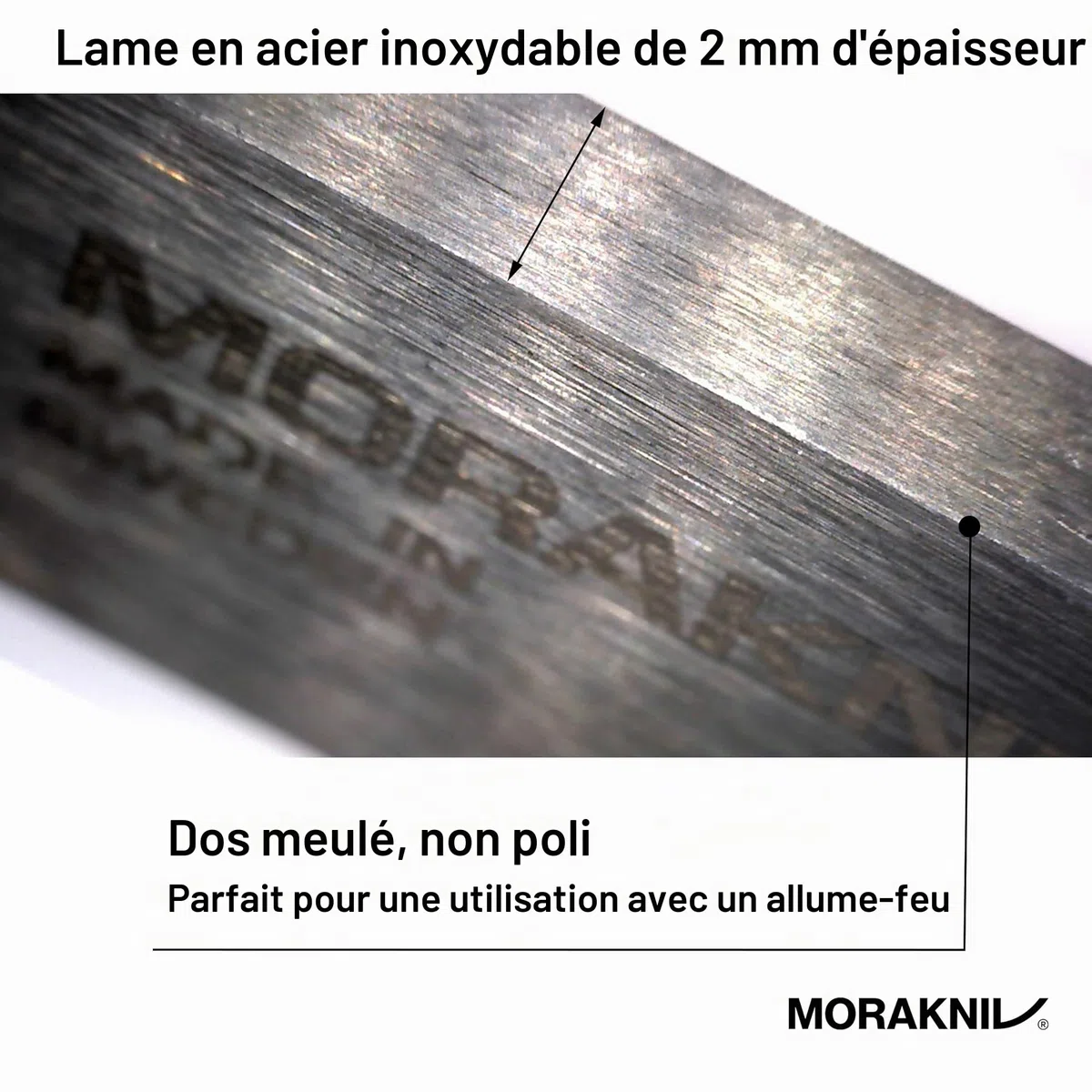 Morakniv Eldriss Poignard Mixte Adulte, Noir