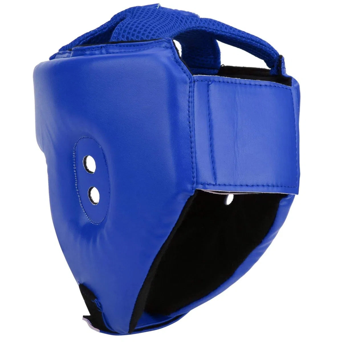 Casque de Boxe Casque de Boxe Cuir PU Réglable Protège-tête Sanda Kickboxing Formation Défense MMA Couvre-Chef