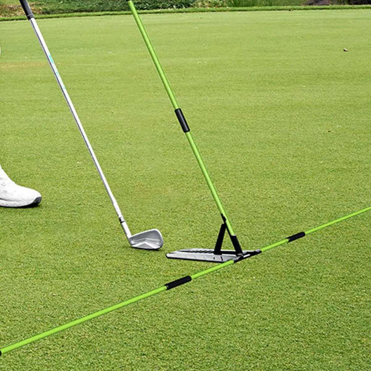 Bâtons D'alignement – ​​Aides À L'entraînement De Golf Multifonctions Portables | Bâtons D'alignement De Golf pour Entraîneur d'avion De Balançoire - 1,05 X 1,05 M / 3,44 X 3,44 Pieds, Arbre en Fibre