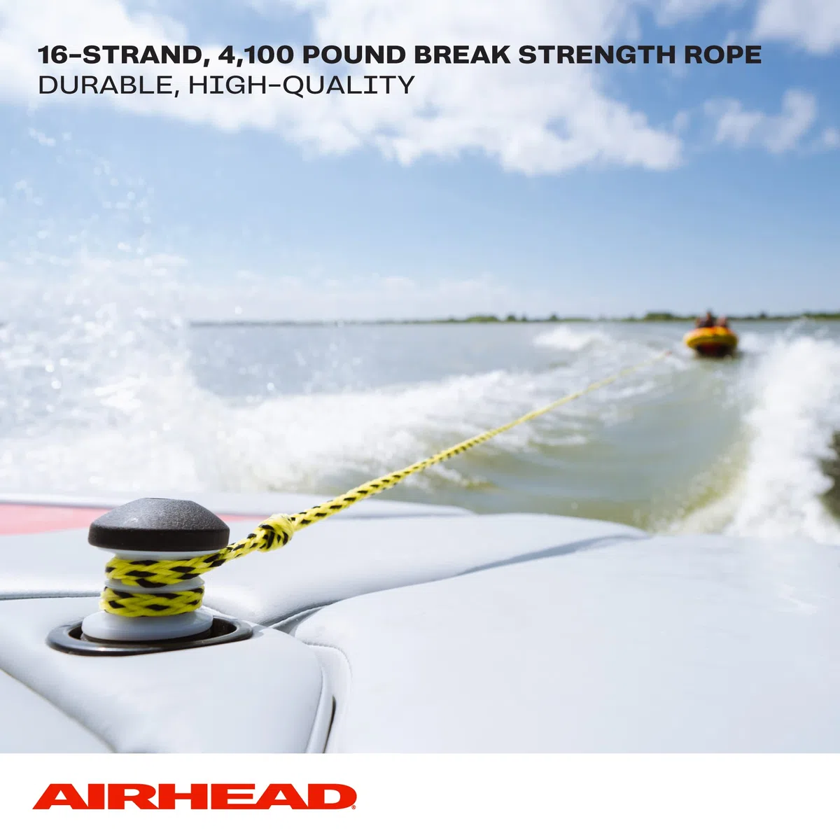 Airhead 2-Section Tow Ropes | 1-4 Rider Ropes for Towable Tubes
