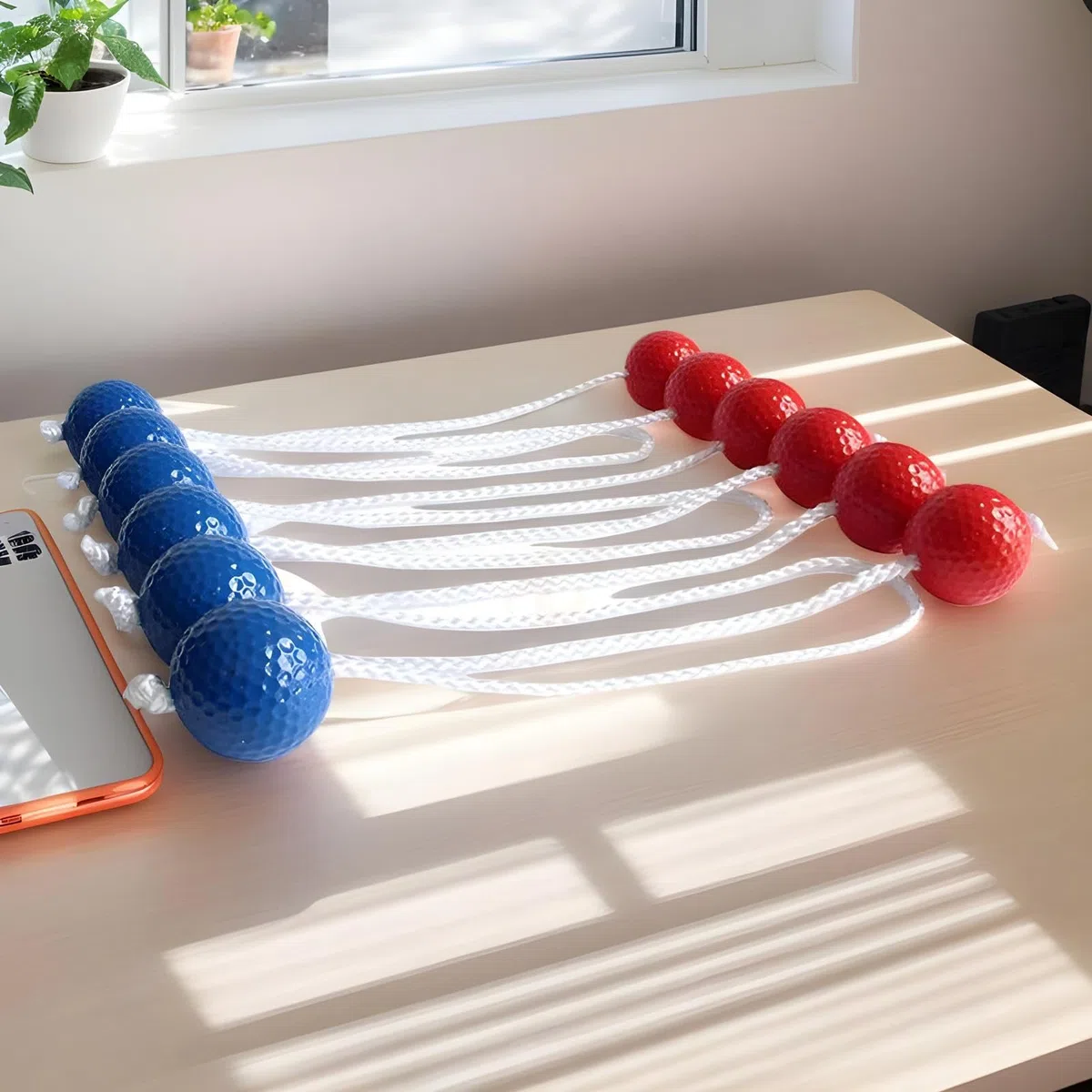 Ladder Toss Balls, Set De 6 Balles D'échelle, Échelle De Balle De Golf Interactif pour L'intérieur Et L'extérieur