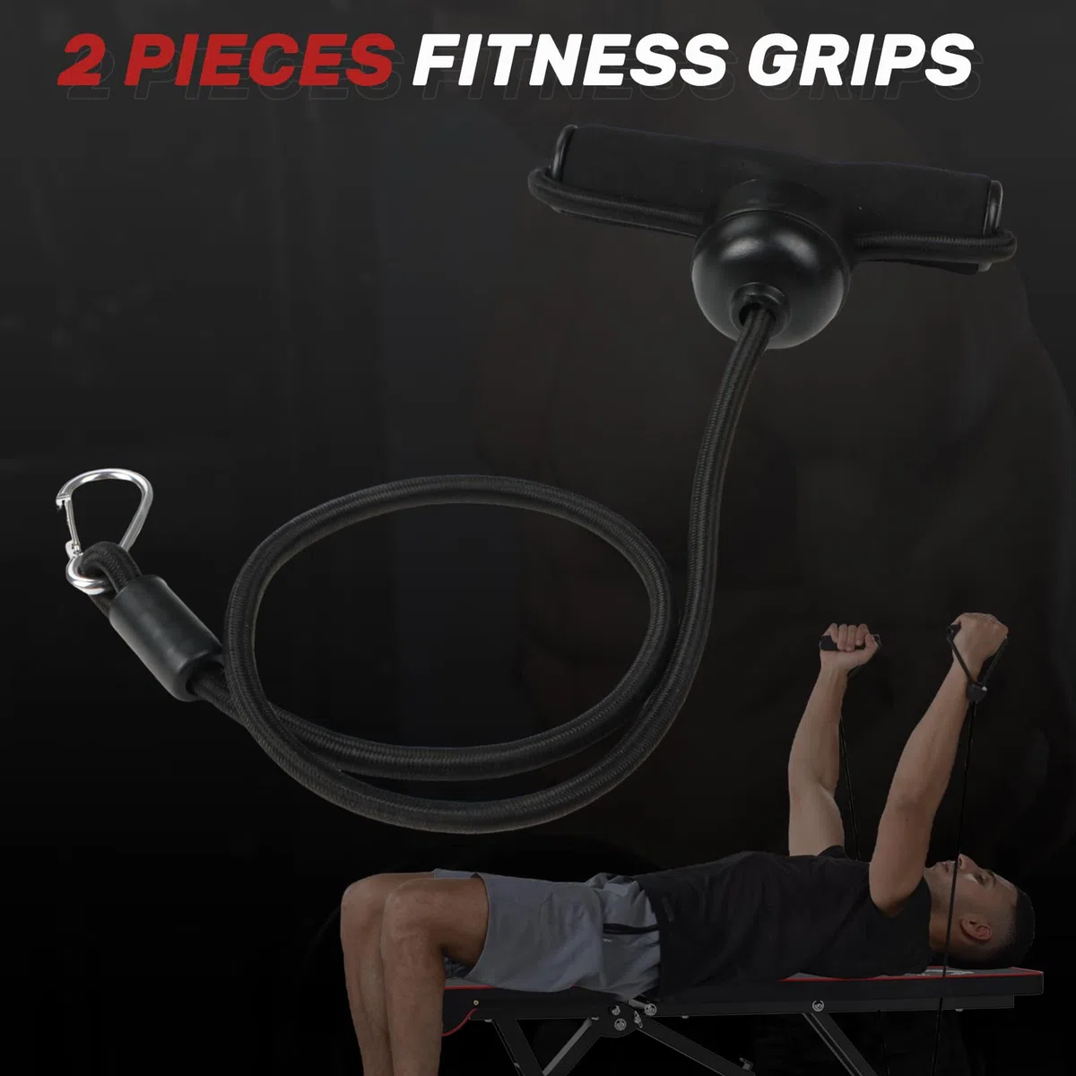 Dskeuzeew Banc de Musculation avec Sac de Protection, Banc Inclinable Réglable avec 8 Angles de Dossier & 4 Angles D'assise,Entraînement Corps Complet à la Maison & au Bureau