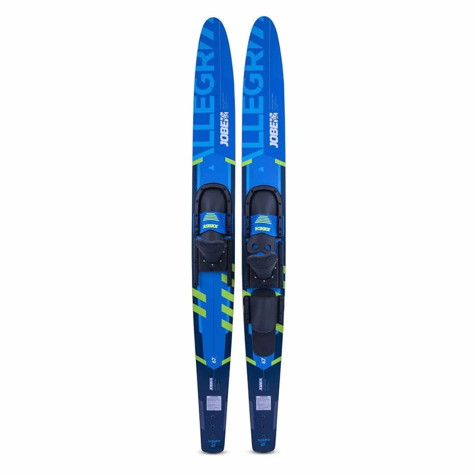 Jobe Ski Nautique Allegre 67" Combo Waterskis 67 Pouces (Bleu)