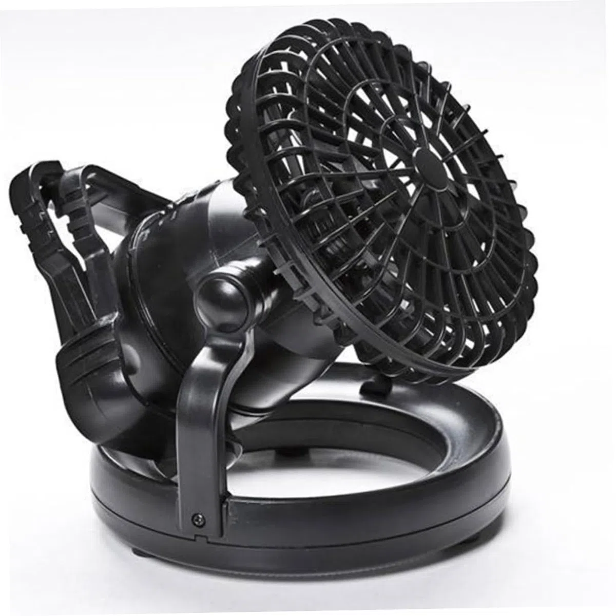 Abaodam Ventilateur De Camping à LED Lumineuses Et Lampe Multifonctionnelle pour Tente Intérieure Et Extérieure avec Crochet Et Alimentation USB