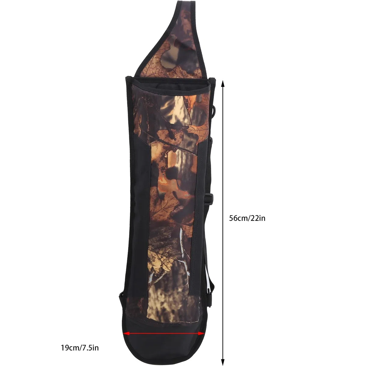 Carquois de Flèche, Sac à Dos de Flèche en Toile Polyester Carquois Bandoulière Camouflage pour Tir à l'arc