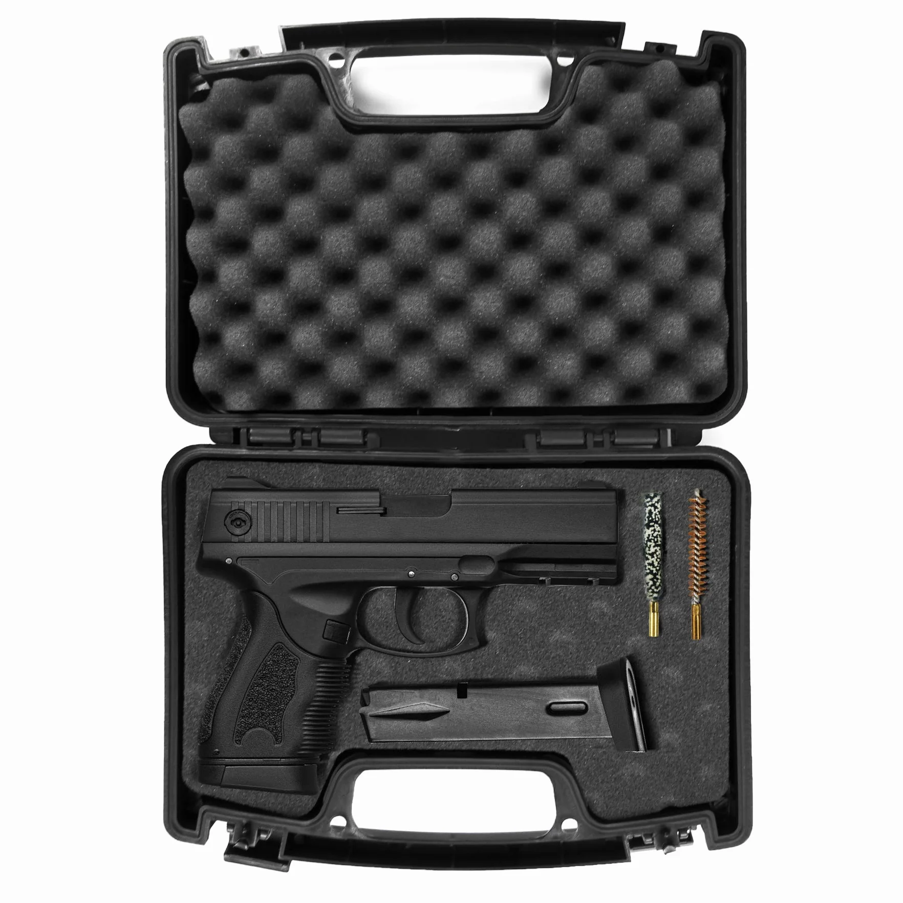 GUGULUZA Valise a Pistolet avec Insert en Mousse, Verrouillable Étanche Rigide Étui à Pistolet