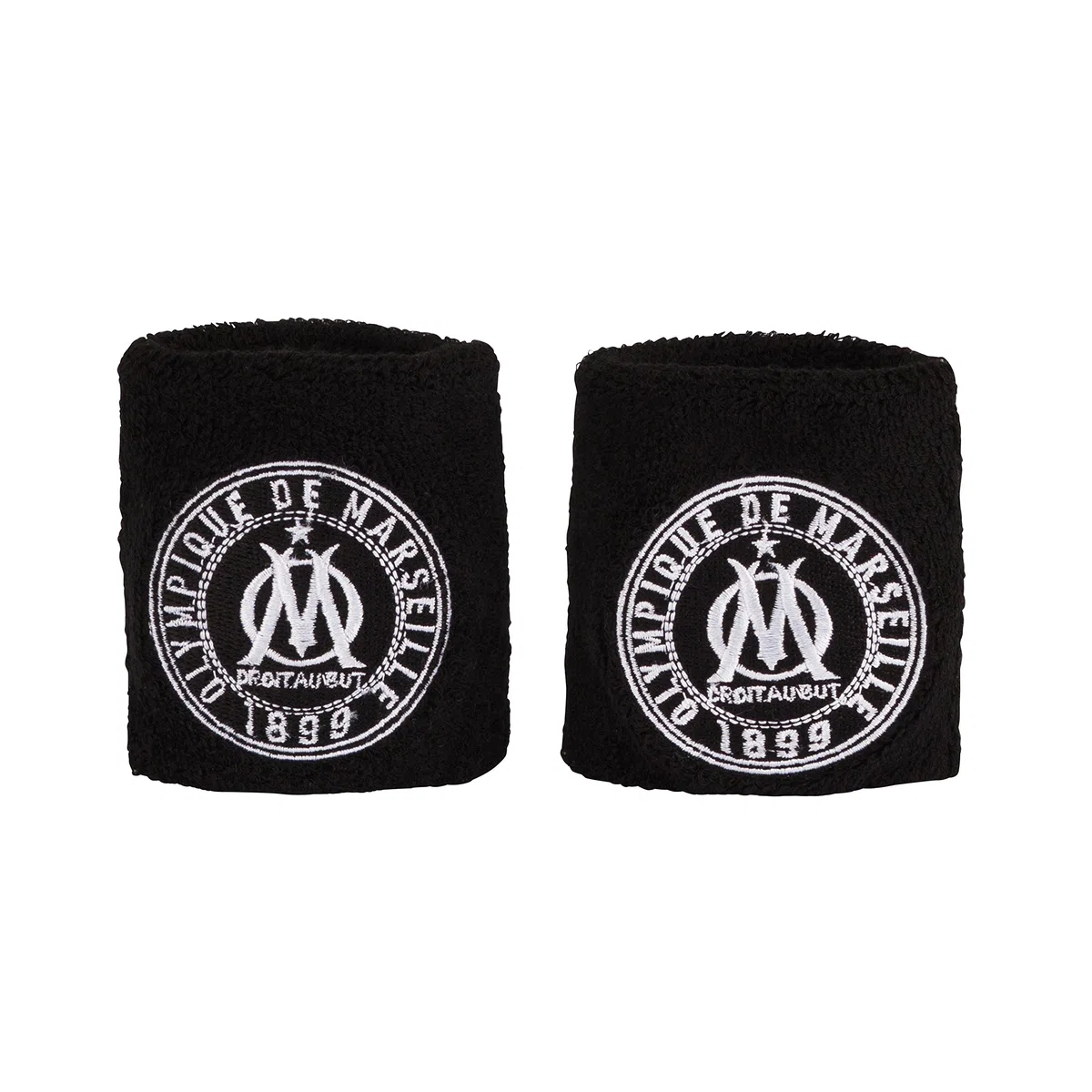 2 x Poignet éponge Om - Collection Officielle OLYMPIQUE DE MARSEILLE