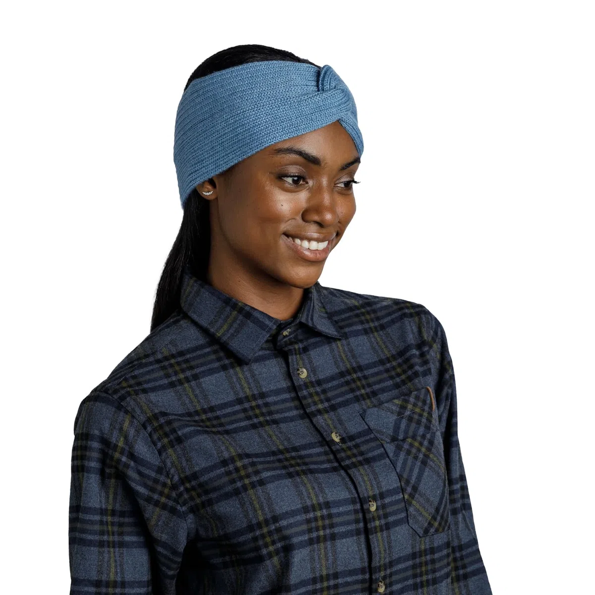 BUFF Bandeaux Tricot Bleu Unisex Adulte Taille