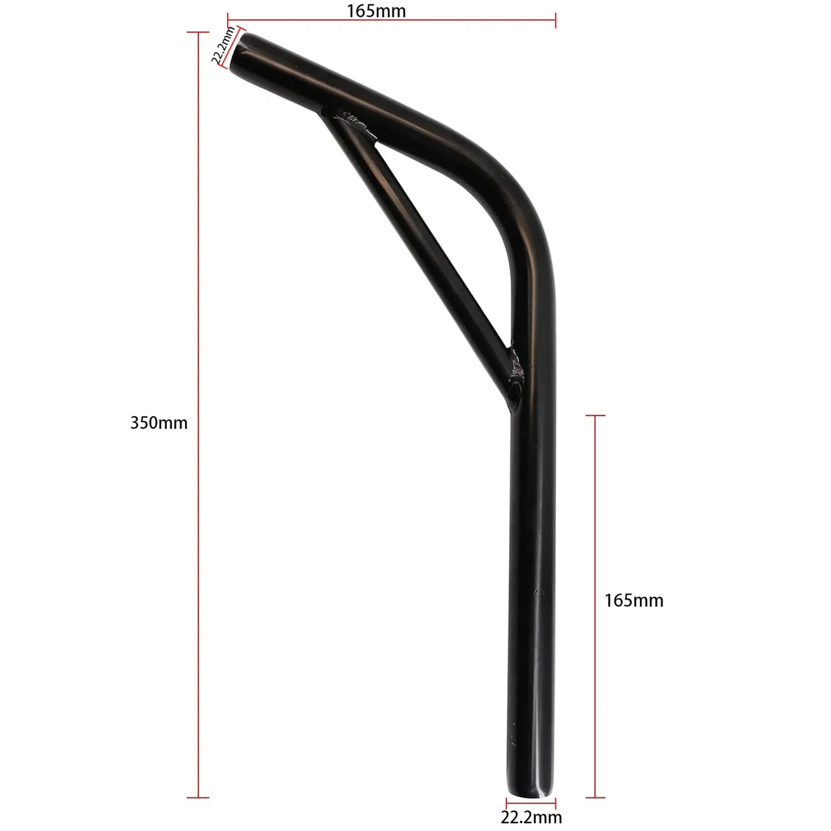 SENQI Tige de selle de vélo avec support, en acier, pour BMX - Plusieurs tailles