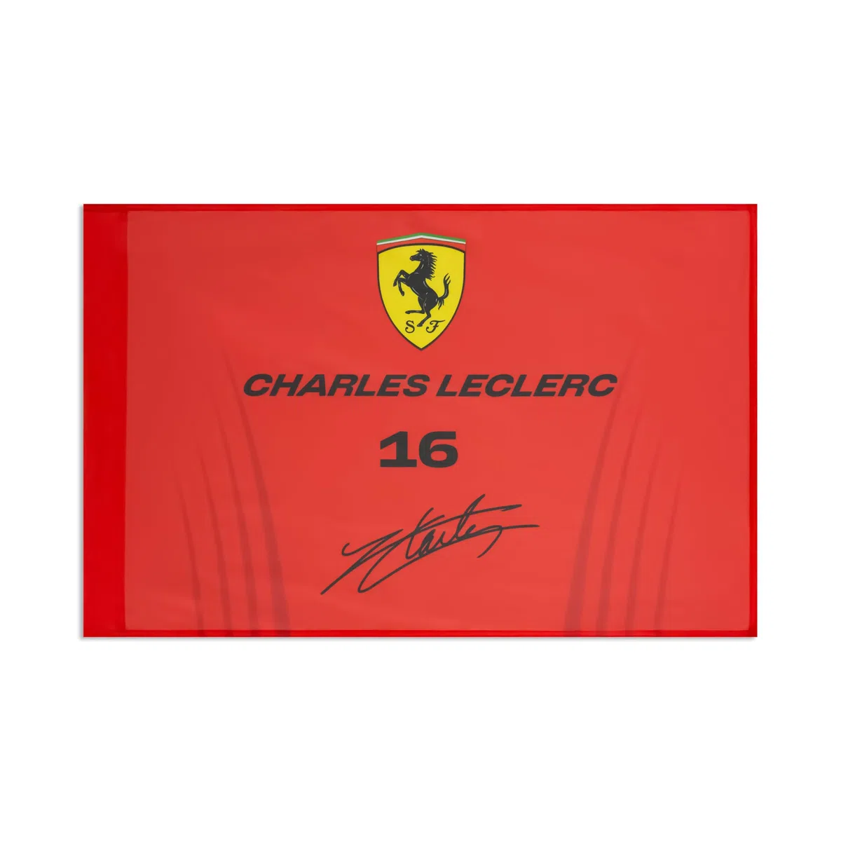 Scuderia Ferrari F1 Drapeau Charles Leclerc – Rouge – 90 x 60 cm