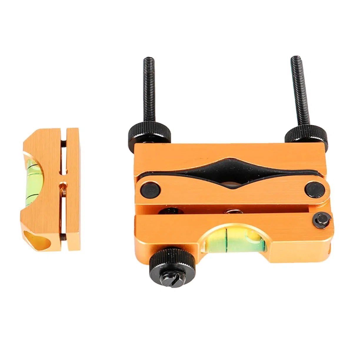 Namvo Système de nivellement de réticule en Alliage d'aluminium Kit de Niveau de Montage Outil d'alignement Universel pour Arme à feu Crosshair Barrel Clamp Fit Maintenance Montage Ingénierie Con