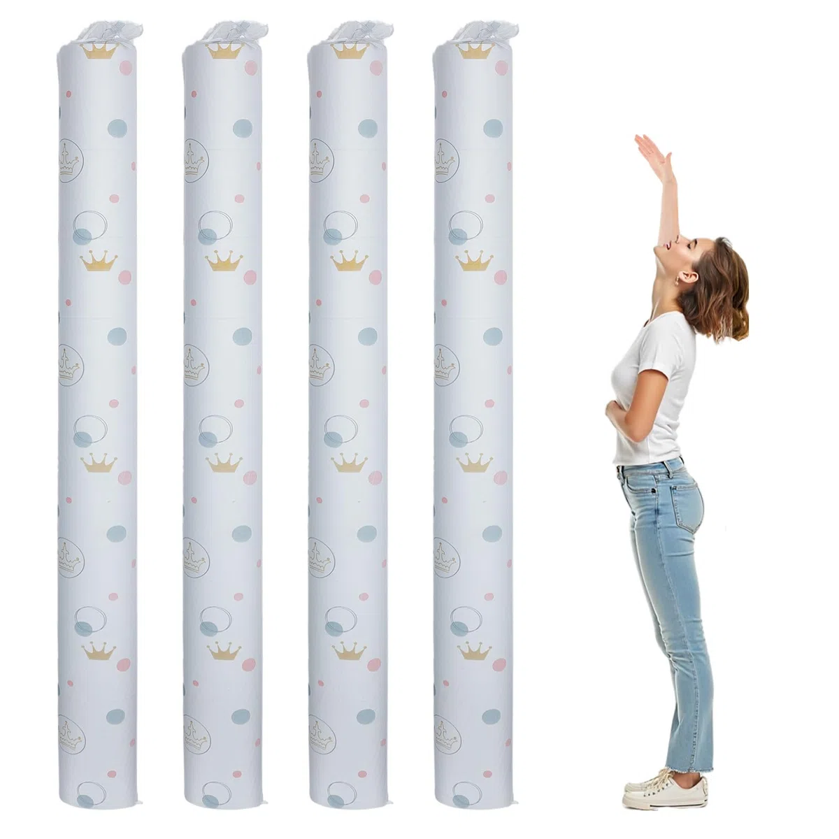 NICENEEDED 4 grand Sac de Rangement pour Tapis, Sac de Protection pour Tapis Pouvant Accueillir Jusqu'À 5.9'X 6.5' tapis, Sac de Déménagement pour Tapis, Pochette Anti-Poussière