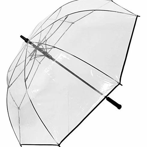 happy rain Parapluie de golf automatique XXL transparent extra large