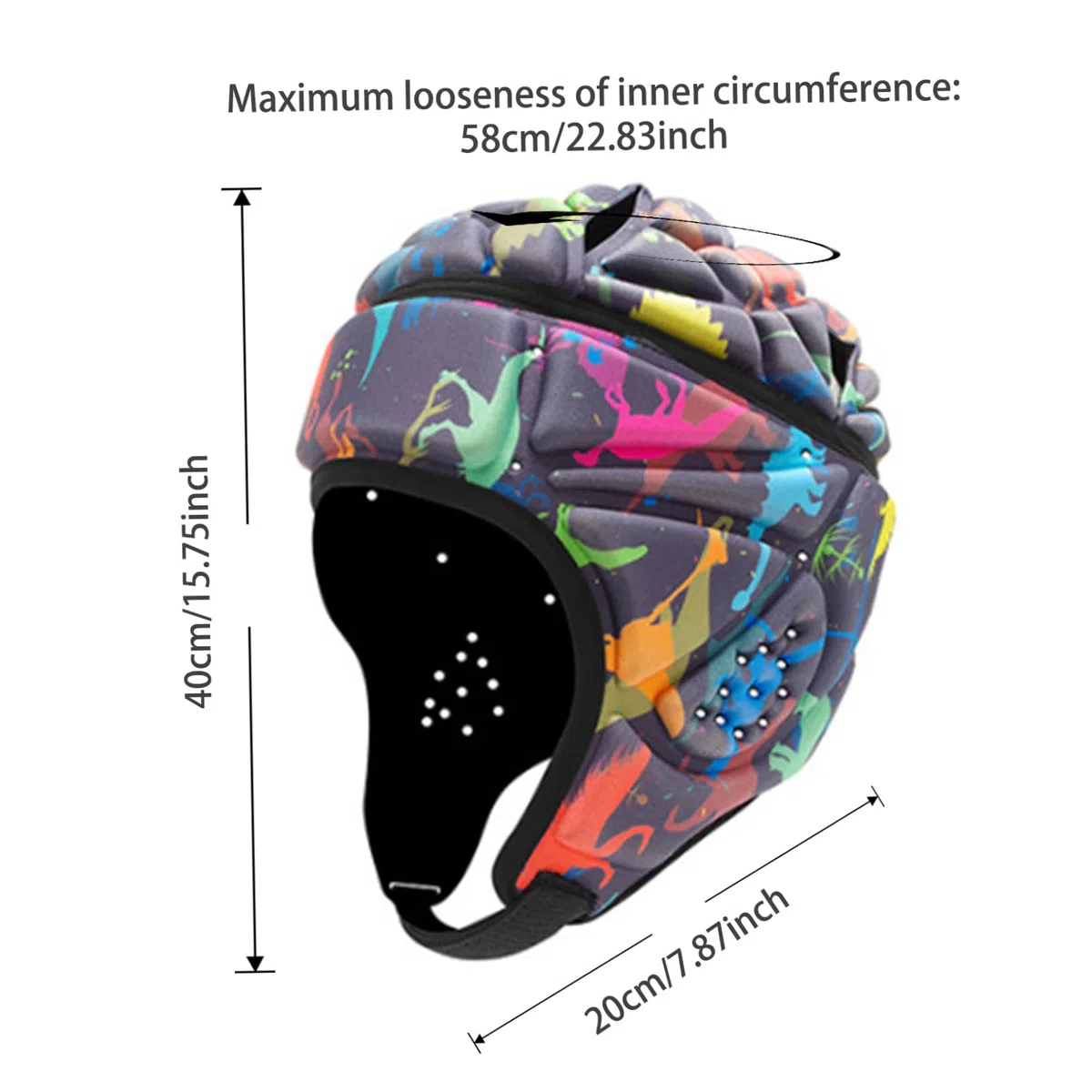 Casque de Rugby Réglable Protection Adhésive pour Adultes