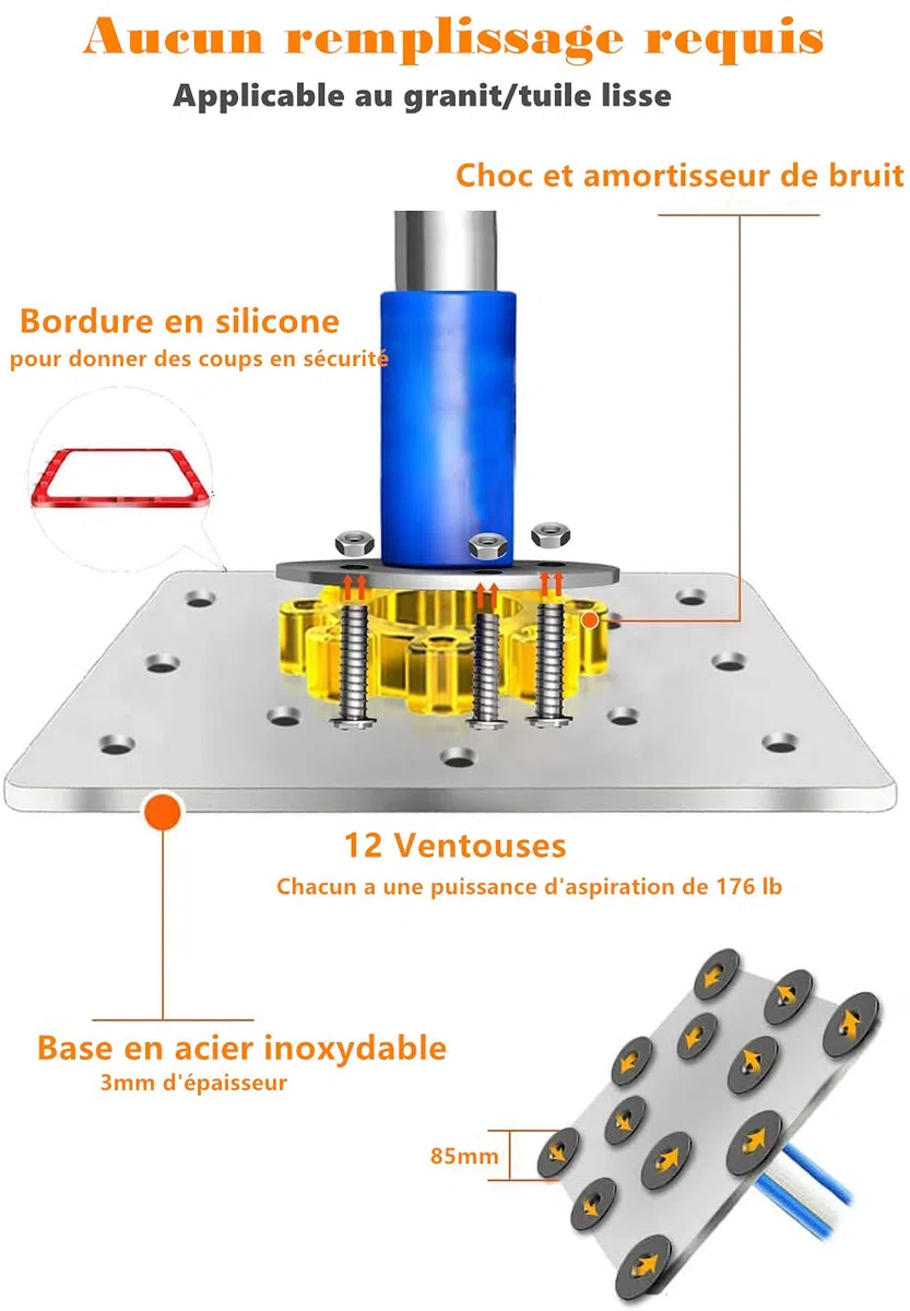 Dripex Sac de Frappe sur Pied Rempli 120 cm Sac de Boxe Adolescent Punching Bag avec 12 Ventouses pour Karaté Taekwondo MMA