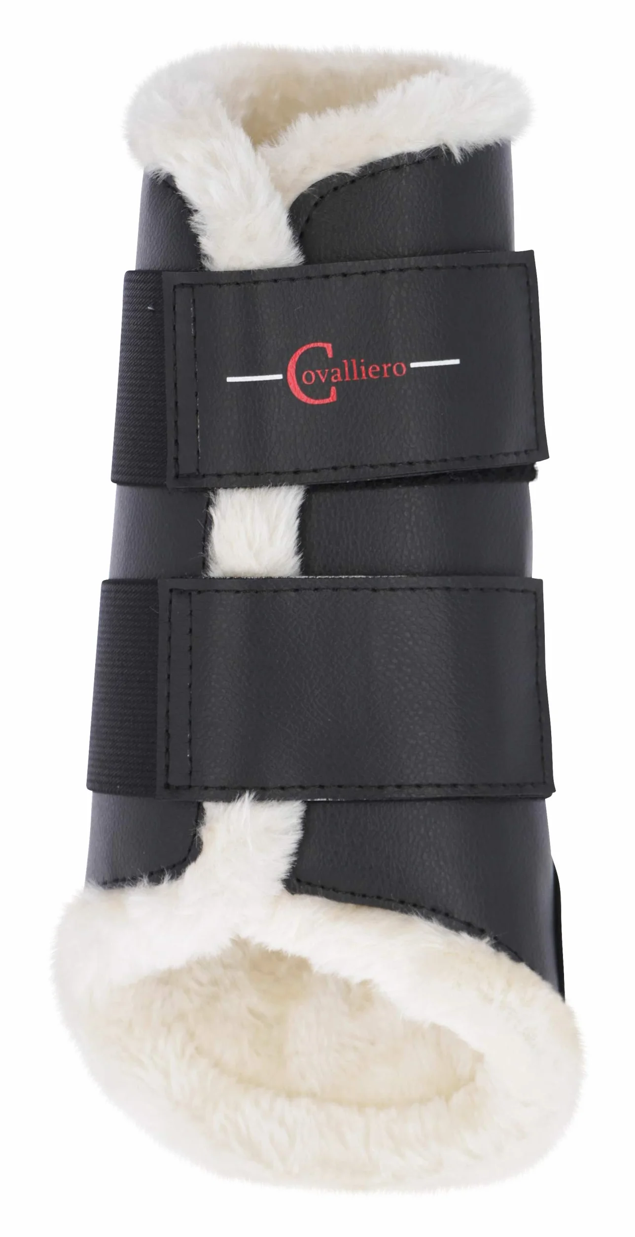 KERBL Guêtres de Dressage Fleece Avant pour Cheval Full Noir 32 cm x 30.5 cm 1 Unité