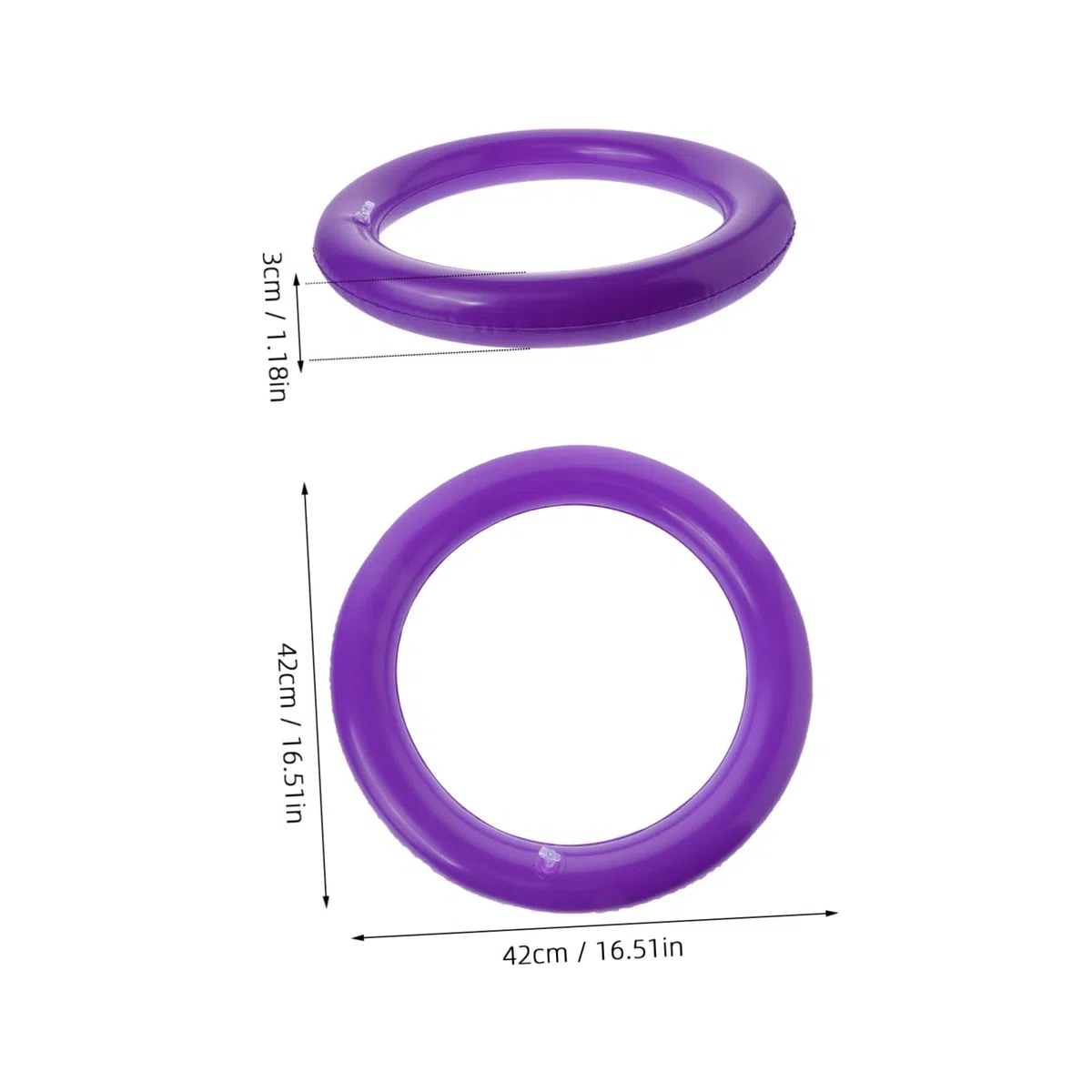 Support de ballon de yoga gonflable - Anneau de fixation stable pour ballon de gymnastique - Support de ballon d'exercice pour un maintien sûr et une utilisation confortable à la maison
