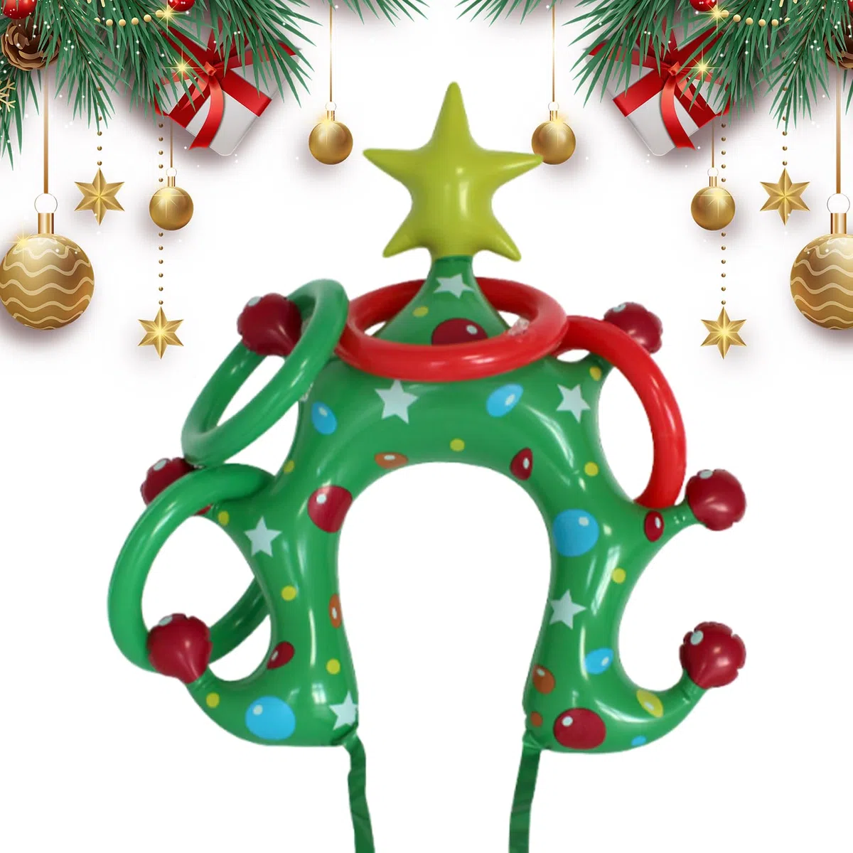 Jeu De Lancer D’Anneaux – Sapin De Noël | Jeu De Lancer pour Fête, Accessoires De Fête De Noël pour & Adultes – Jeџ en Intérieur & Extérieur