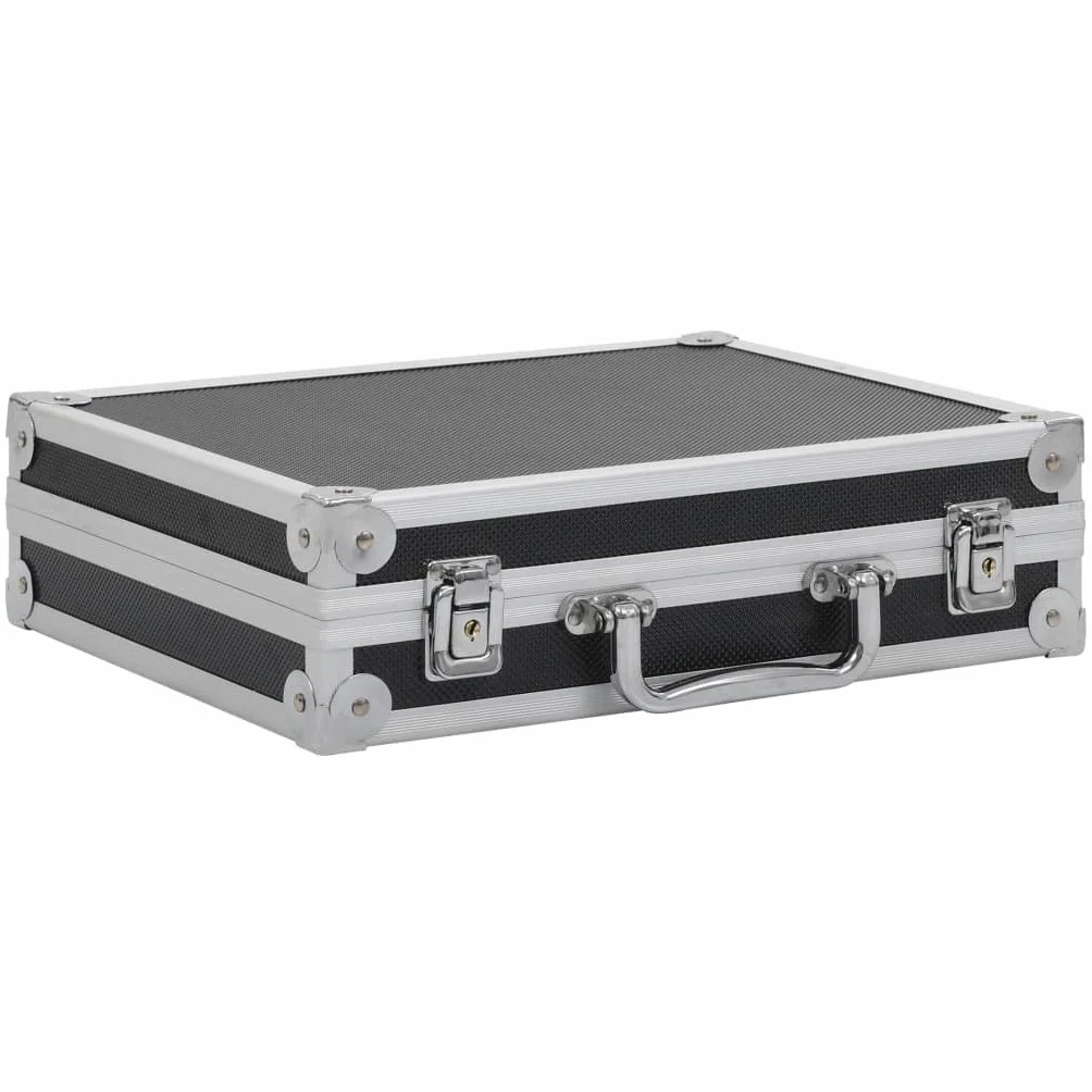 vidaXL Mallette pour Arme à Feu Aluminium ABS Valise à Pistolet Multicolore