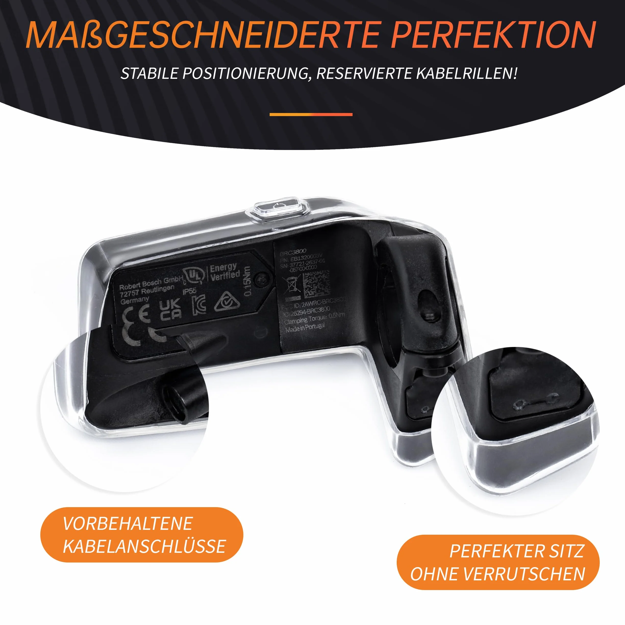 i-LEFANTE Lot de 2 étuis de protection d'écran pour Bosch Purion 200 - Film de protection d'écran pour vélo électrique - Transparent et imperméable - Protection contre les chocs et les rayures