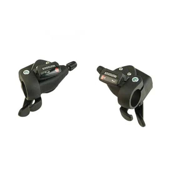Manette vtt rapid. push-pull 6x3v. compatible shimano noir (pr)