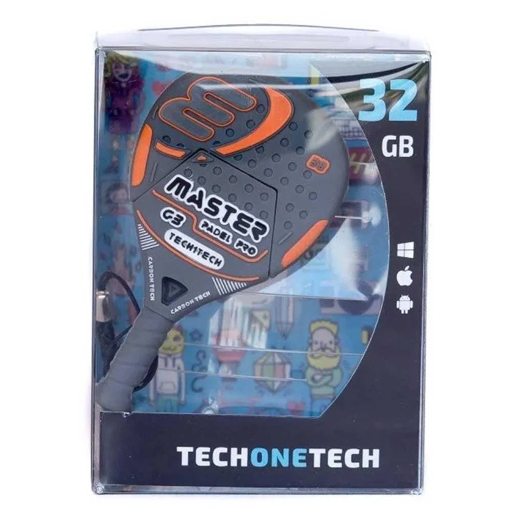 TECH ONE TECH Raqueta Padel Naranja 32 Go USB 2.0