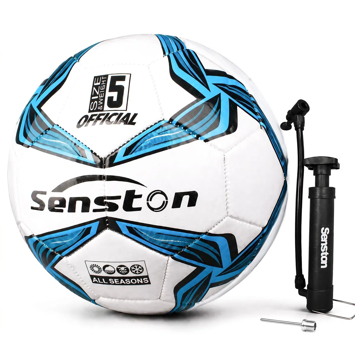 Senston Ballon d'entraînement de Foot Taille 5 / Taille 4, Officiel Football, Ballon de Futsal