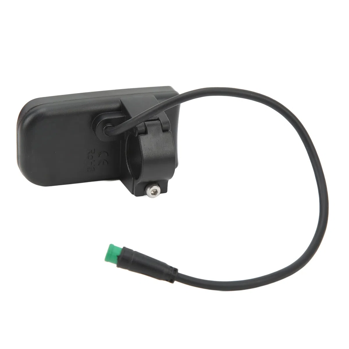 Fockety Panneau de contrôle, Interface 5 Broches étanche, Boîtier ABS, Ecran LED, Afficheur pour vélo électrique, Universel, Facile à Installer, Compteur de Vitesse pour vélo