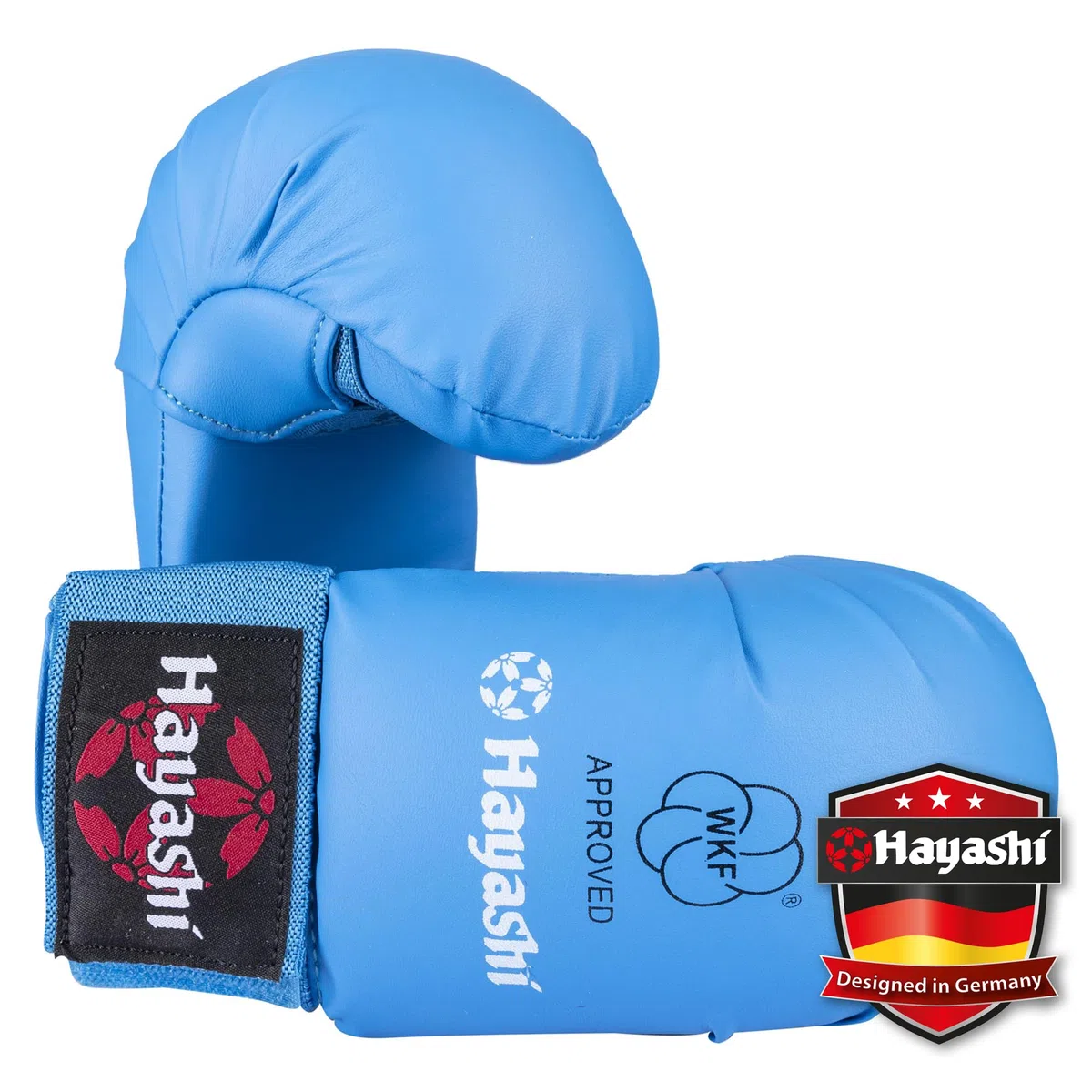 Hayashi Tsuki Officiel Wkf Mitaine de karaté Bleu L