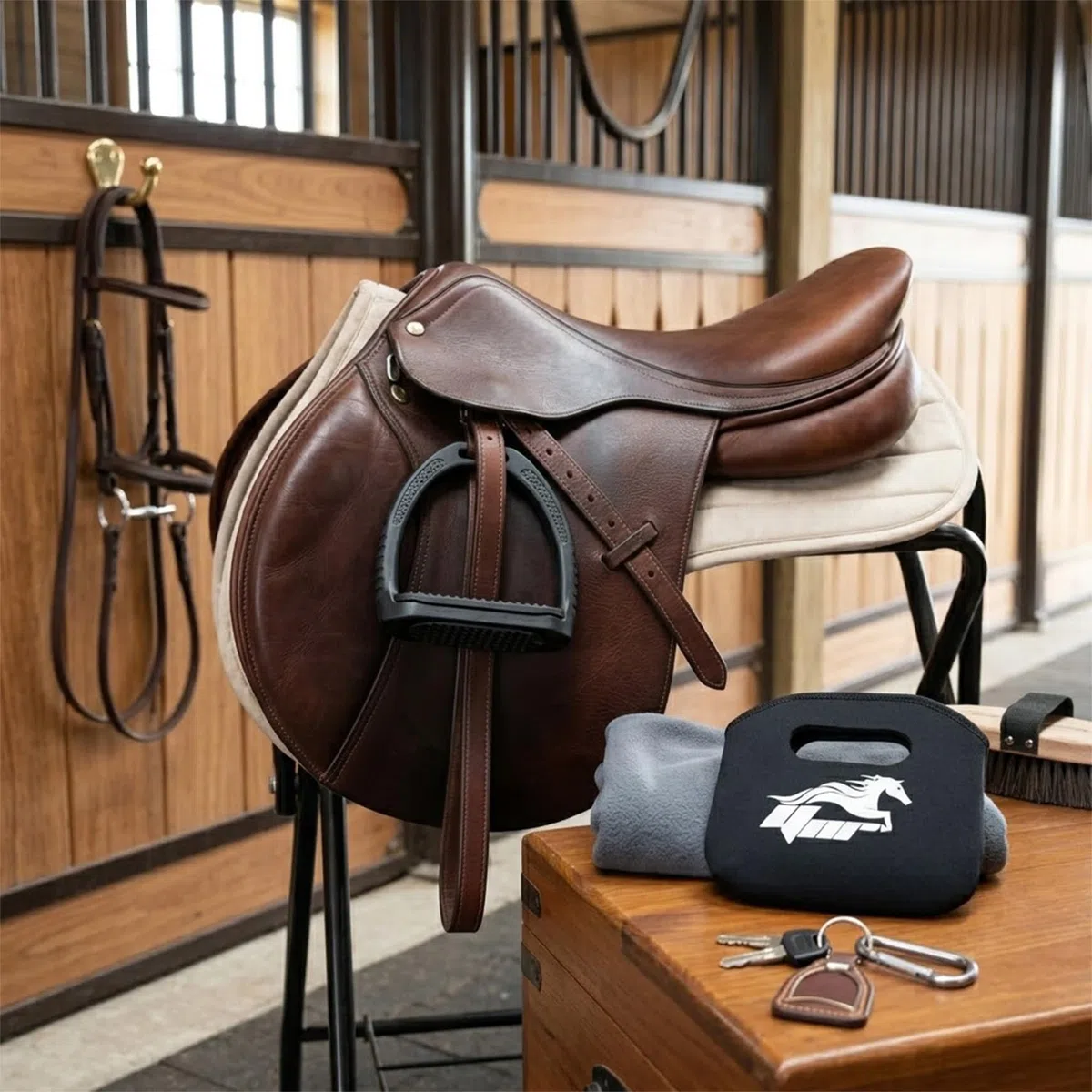 YNR Housses d'étriers pour étriers en fer, étriers Platis en néoprène souple, chaussettes pour selle, équipement d'équitation, protection contre les crampons de cheval
