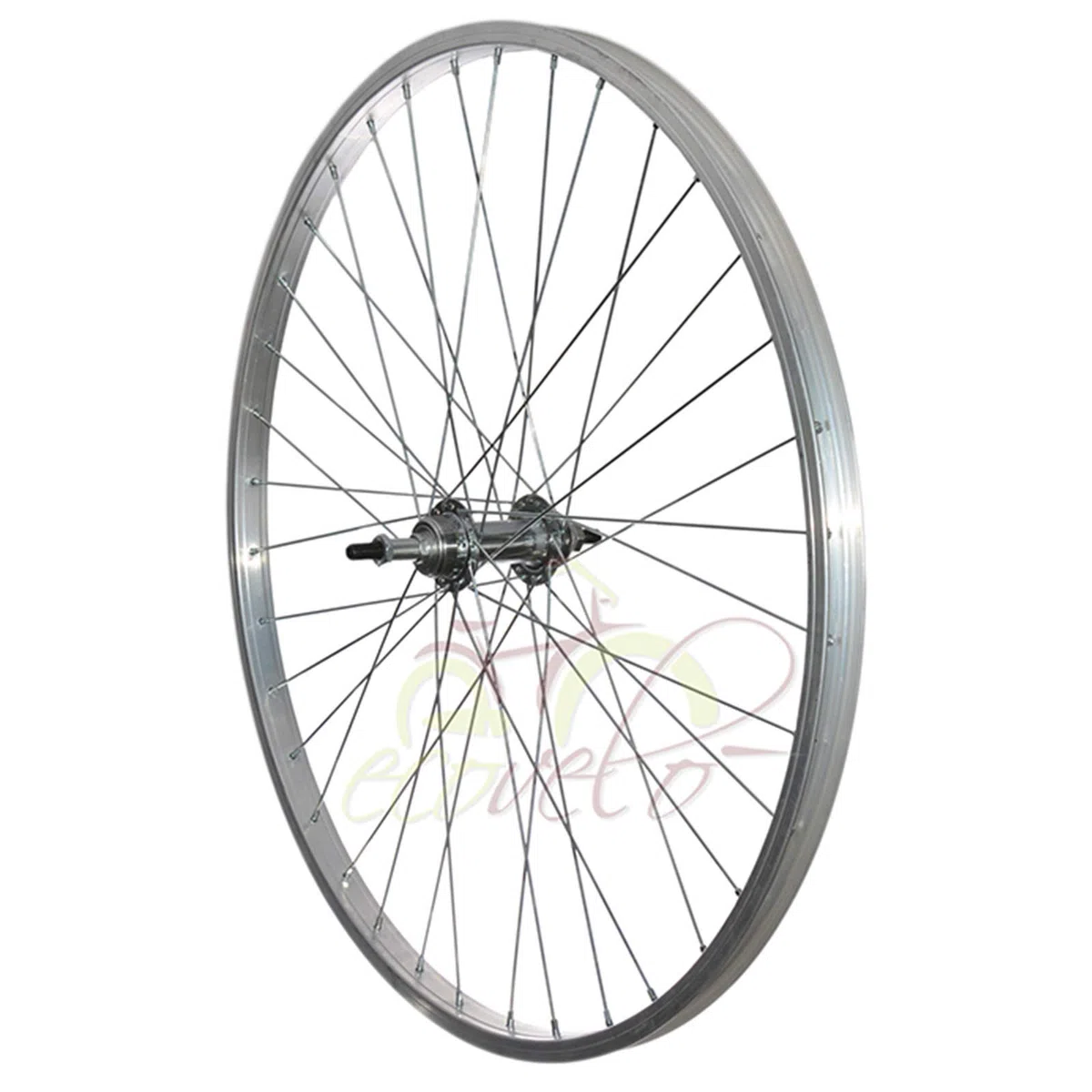 Paire de roues / jantes avant + arrière 26" x 1. 3/8 vélos 7 vitesses hollande vélo City Bike C2638AST+C2638PS7