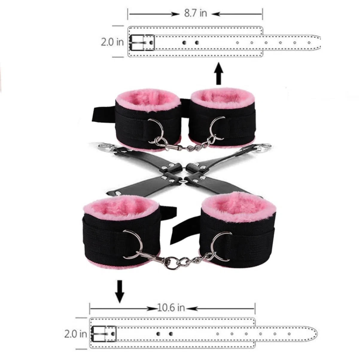 Ensemble De Dix Accessoires Roses, Ceinture De Sport RéGlable, Cravate éLastique, Yoga, EntraîNement Au Poignet Et EntraîNement, Cadeau pour Couple - H