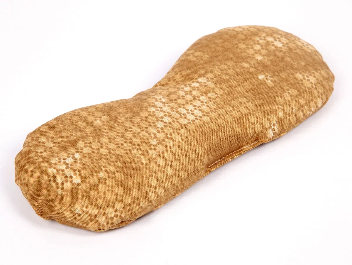 Giraffenland Coussin pour Les Yeux à l´euphraise et aux graines de Lin - pour la Relaxation, Le rafraîchissement ou Le Yoga - Couleur: Batik Or