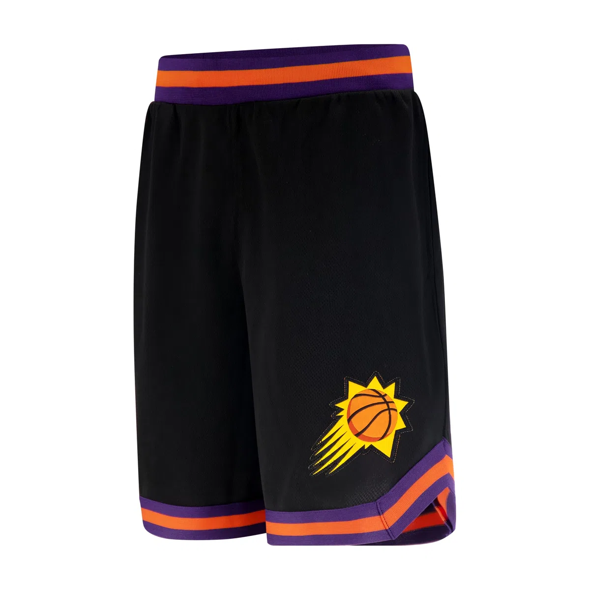 Unk NBA Short de Basket pour Homme GSM3547F avec Logo de l'équipe NBA tissé en polymaille, Noir, Taille XL