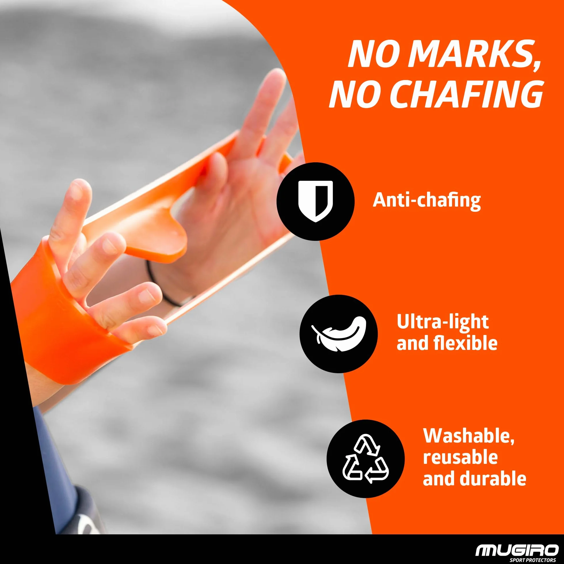 Protège-Cou pour Combinaison Néoprène – Prévient Les Irritations et Blessures en Natation, Surf et Plongée – Collier Élastique Compatible avec la Vaseline – Protège la Peau – Couleur Orange