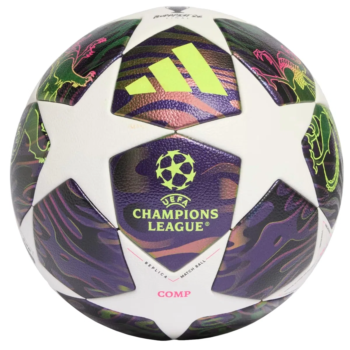 adidas UEFA Champions League Final Competition Replica Ballon de Football JX9096, Unisexe, Violet