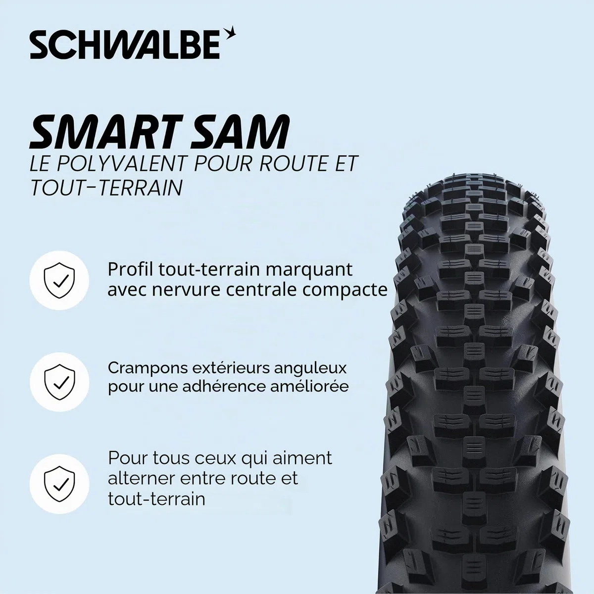 Schwalbe Smart Sam Performance Pneu VTT // 57-622 (29 x 2,25")