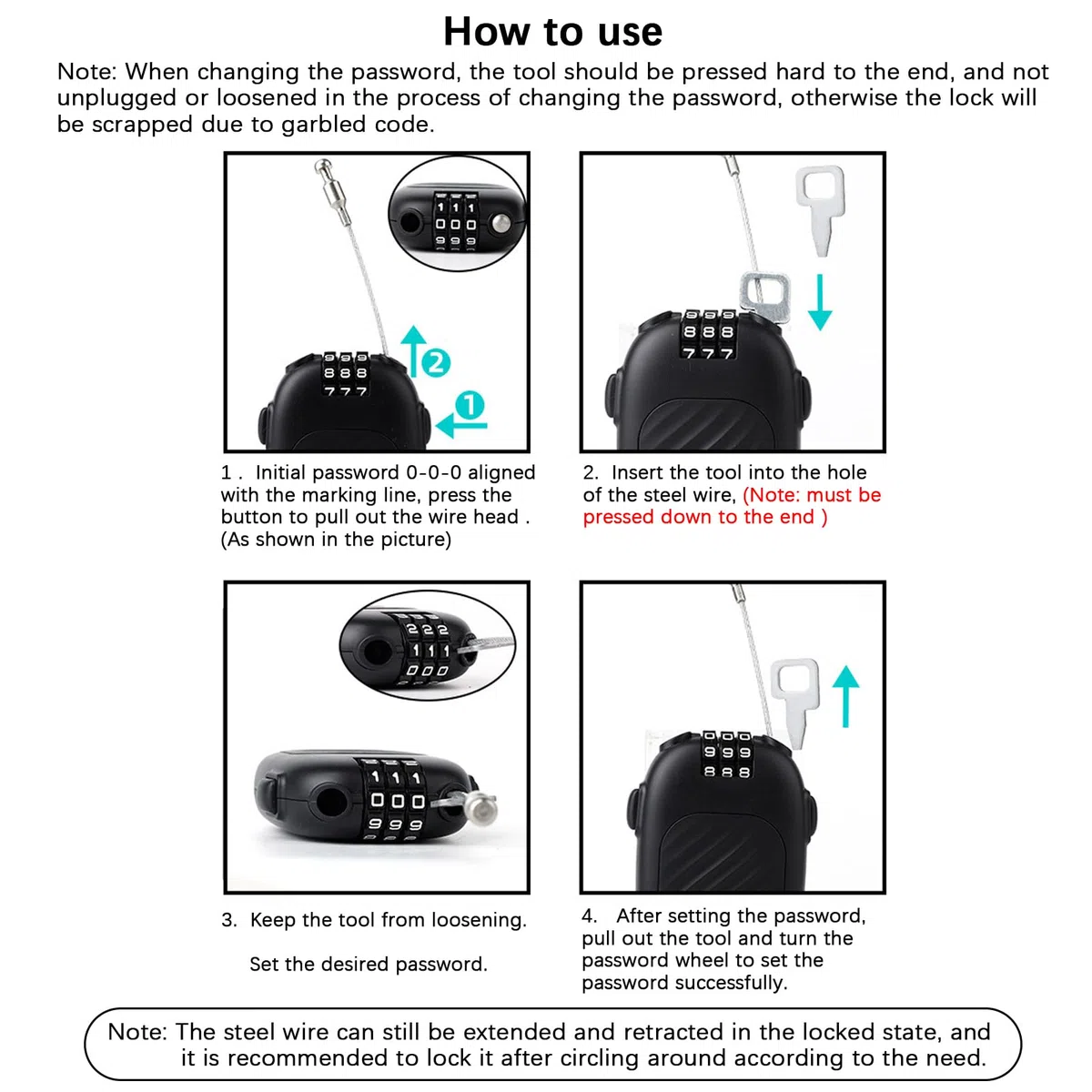 du de bagages tournants - Lock de protection du sac à dos de de passe, combinaison de ski pré-blocker | Solution de sécurité extérieure de de voyage compact, dispos