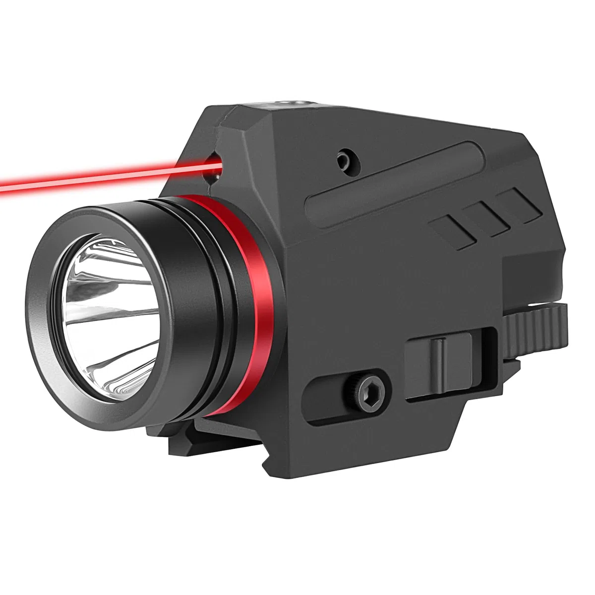 SPINA OPTICS Tactical LED Flashlight Sight Combo White Light Universel Pistolet Lumière Combo Rouge Laser Visée Visée Armes Lampe De Poche Fusil Pistolet Scout Lumière Pour CZ 75 P320 Glock 17 19