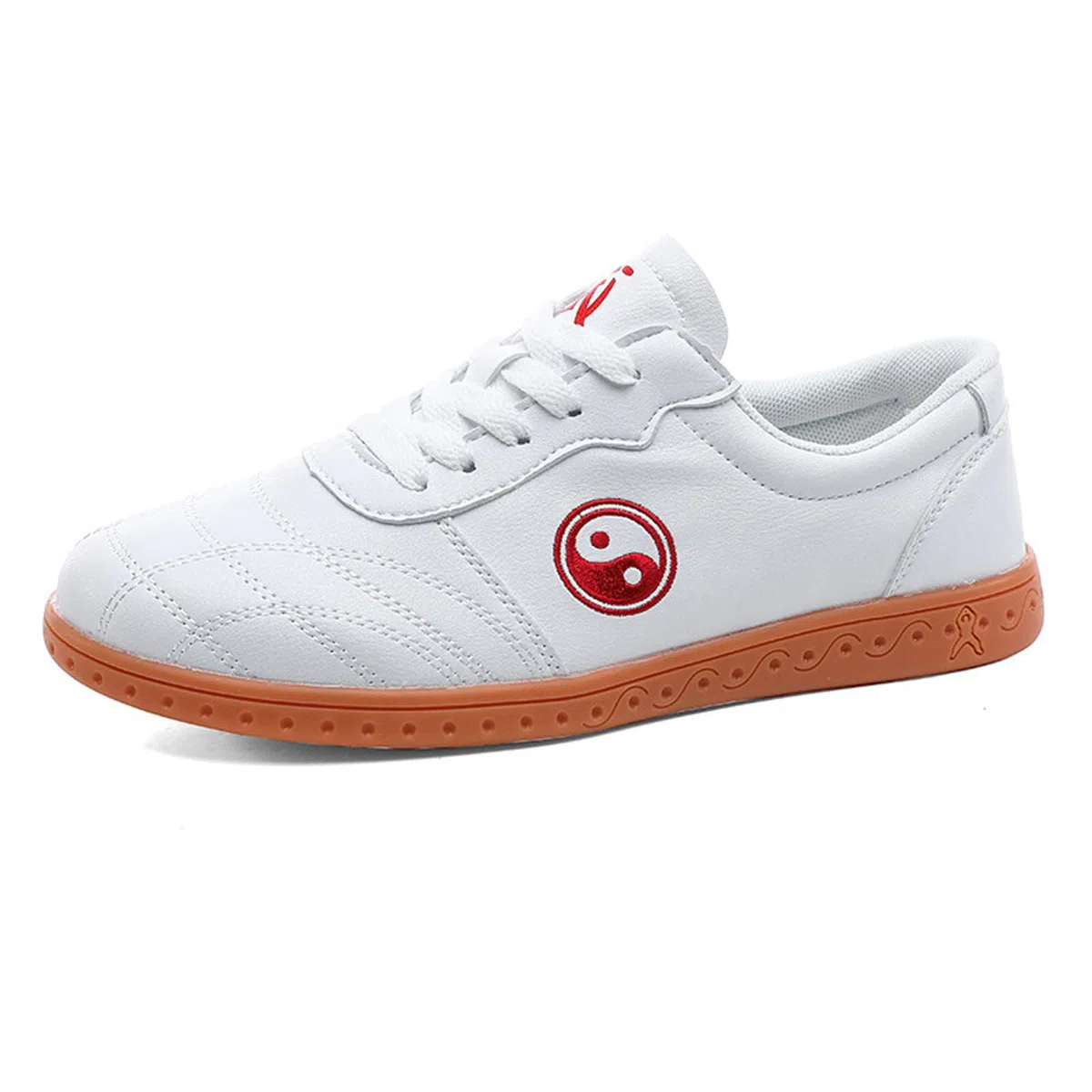 Chaussures de Taichi,Chaussures Art Martiaux,Chaussures de Taekwondo,Arts Martiaux Kung Fu Baskets Cuir,pour Homme et Femme,Unisexe,Léger,Non Slip,Respirant,pour Marche Fitness