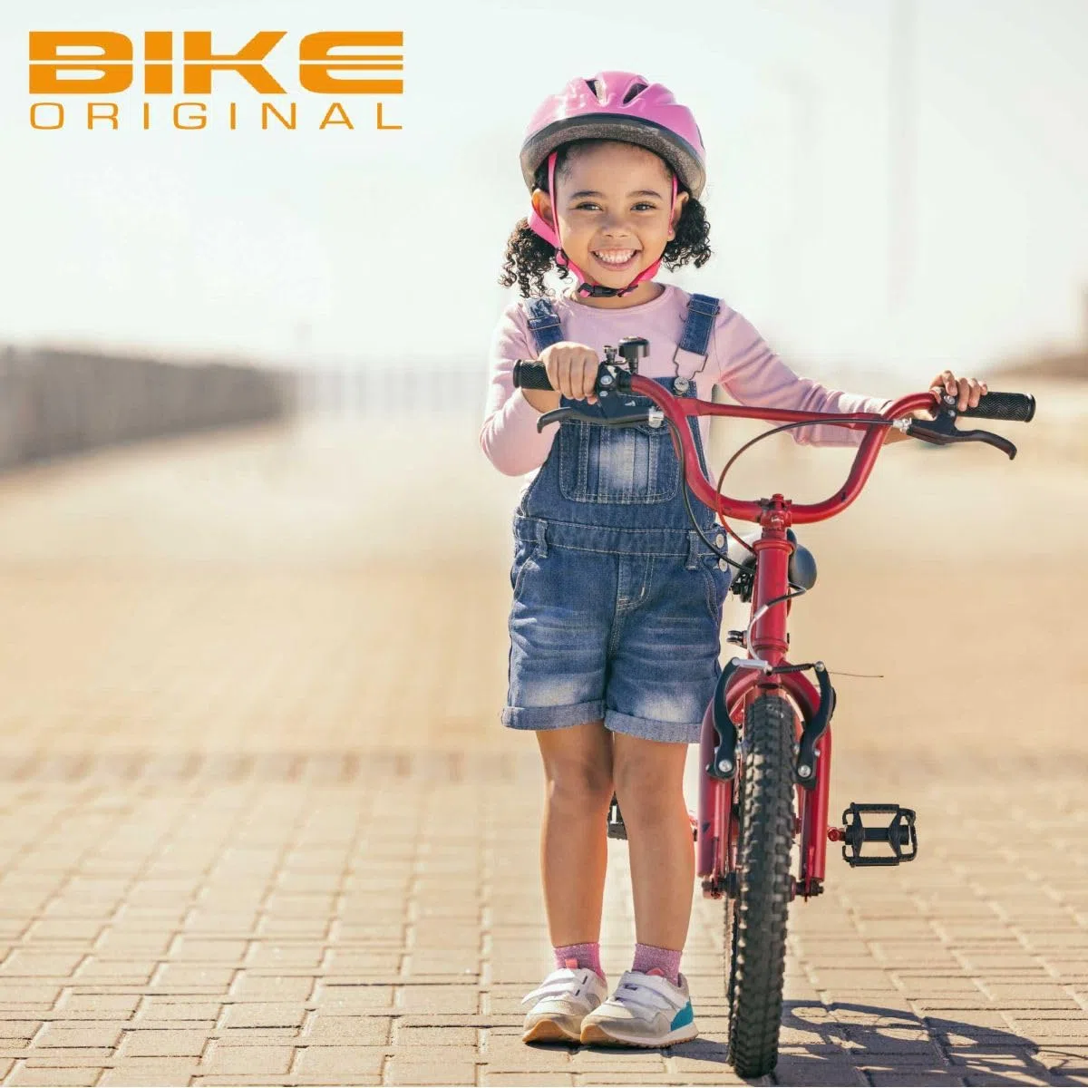 BIKE ORIGINAL - Roue Arrière 16" - Jante Alu Simple Parois 20 Trous - Moyeu Alu à Écrous - Compatible Pneus 32-63 mm - Freinage sur Jante - ETRTO 305X20C - Couleur Argent