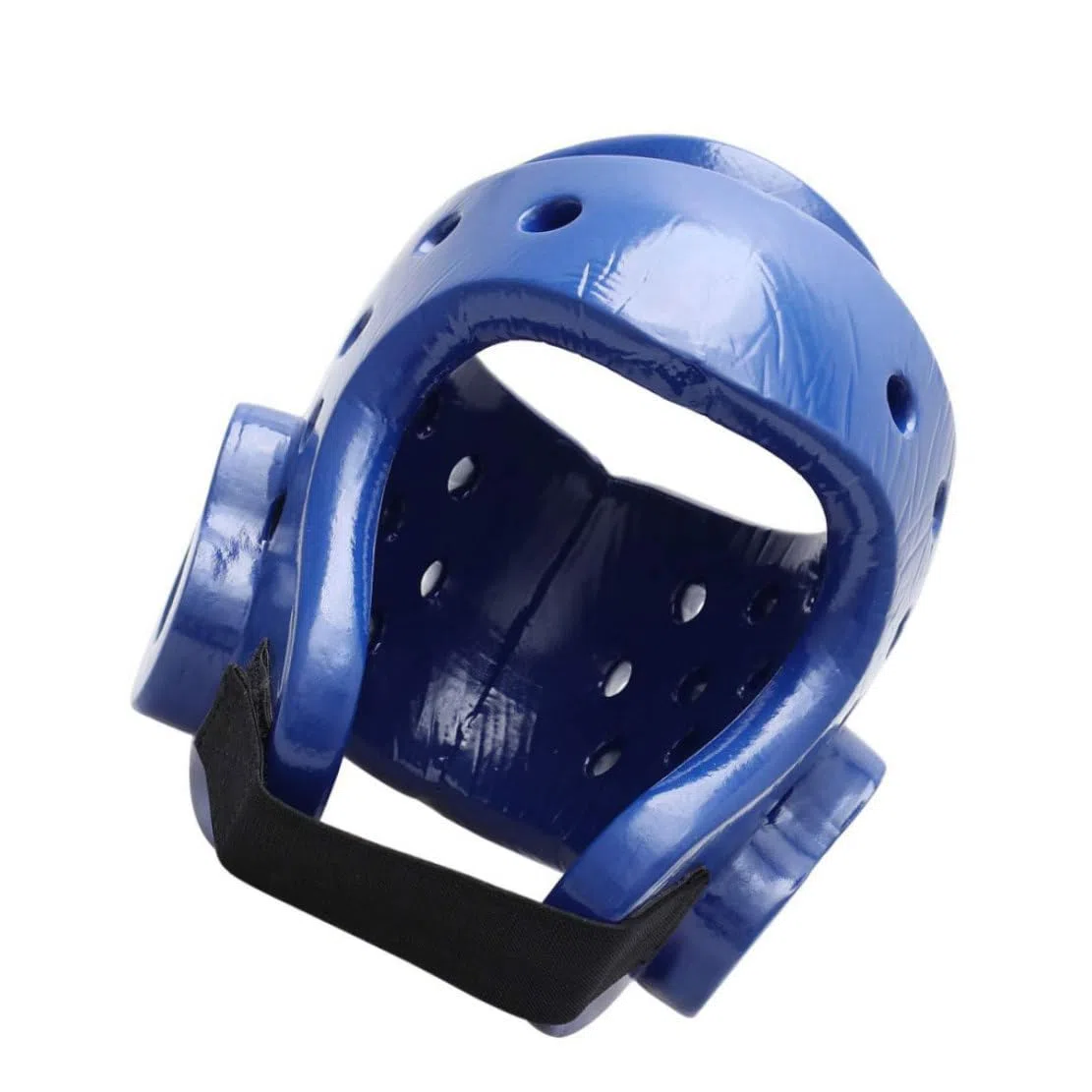 Karaté d'adultes pour Enfants, Casque Artistique Boxing Soft Casque Taekwondo Geet Heads, Combats de Protection d'entraînement - Bleu/L
