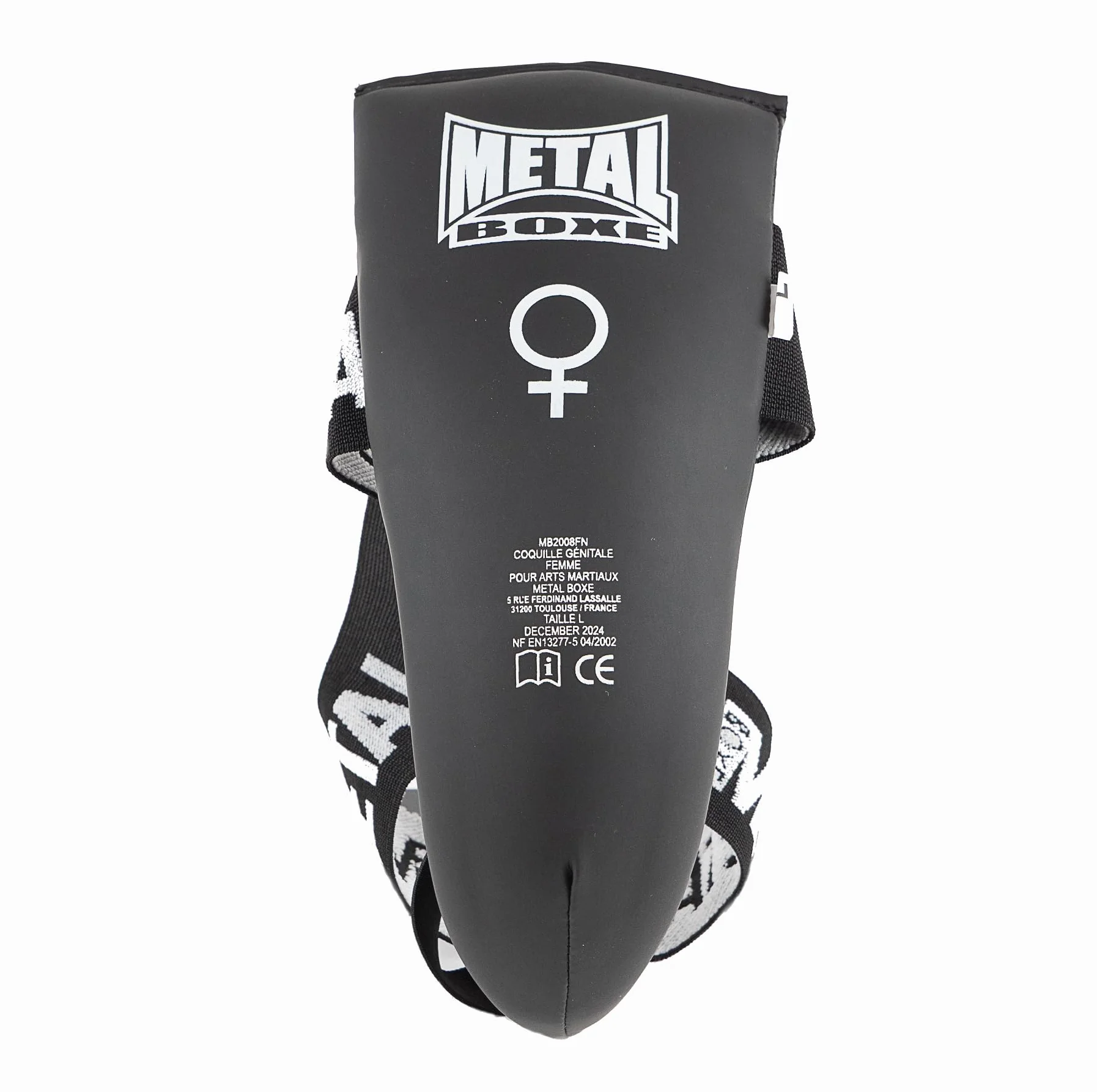 Metal Boxe Coquille Semi-Pro Femme Noir