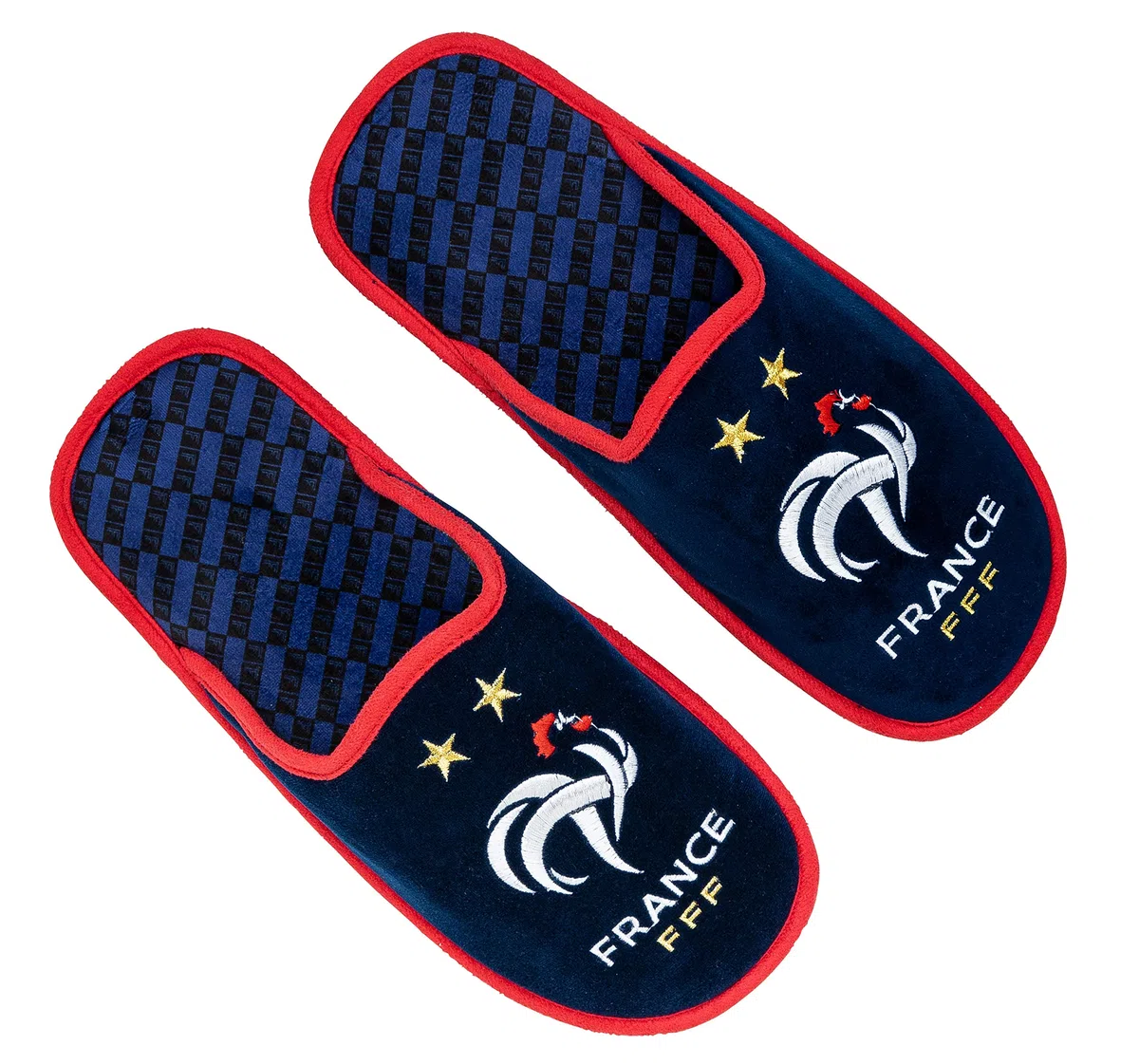 Pantoufles FFF - Collection Officielle Equipe DE France - Taille Enfant