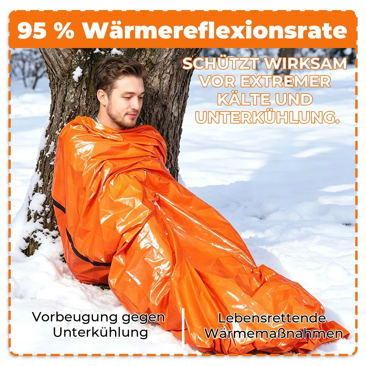 4 sacs de couchage d'urgence ultra-légers de bivouac couverture d'urgence avec sifflet de protection contre le froid, équipement de survie réutilisable pour la randonnée, activités
